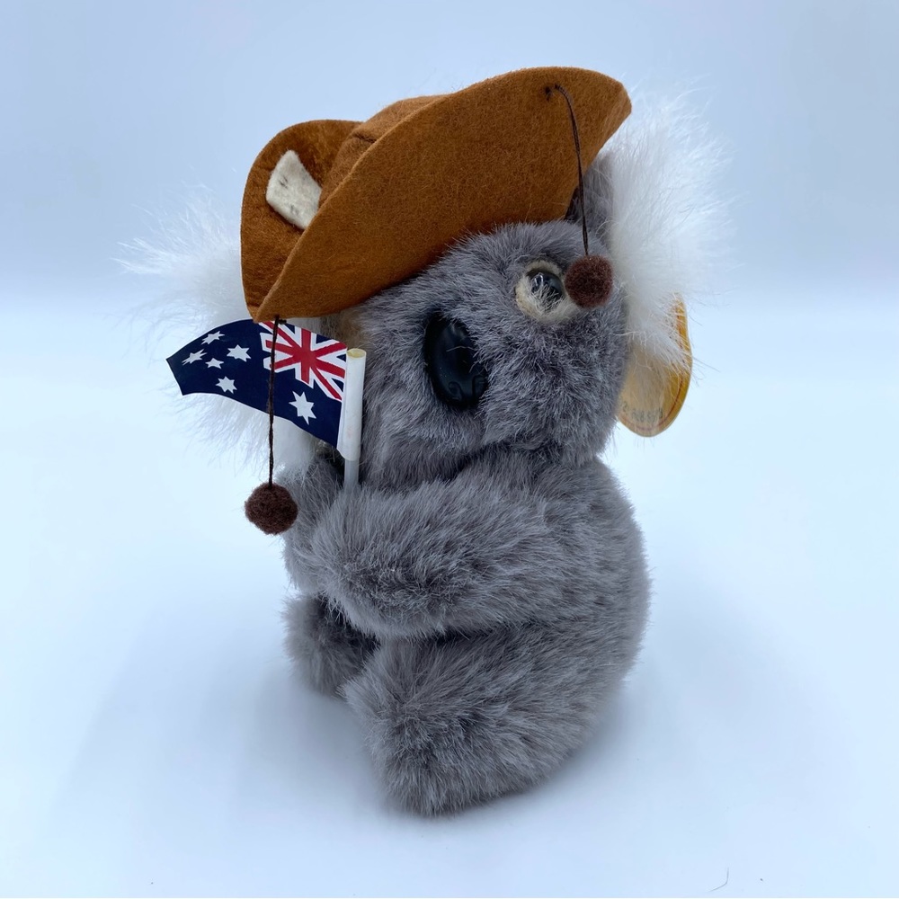 Jimmy's Soft Toy Australian Outback Koala with Flag 5" Stuffed Plush #7128FL